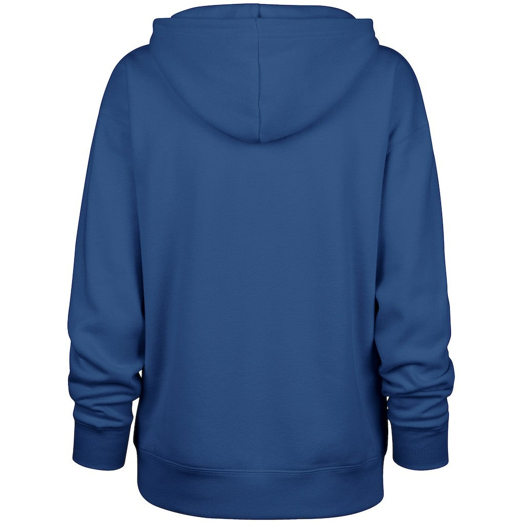 New York Giants '47 Women's Whirlwind Naomi Pullover Hoodie - Royal Hoodies