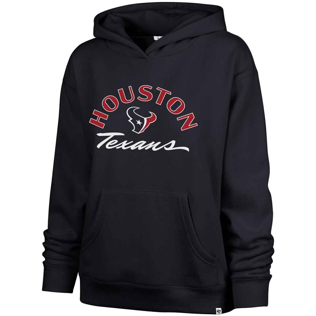 Houston Texans '47 Women's Whirlwind Naomi Pullover Hoodie - Navy Hoodies