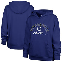 Indianapolis Colts '47 Women's Whirlwind Naomi Pullover Hoodie - Royal Hoodies