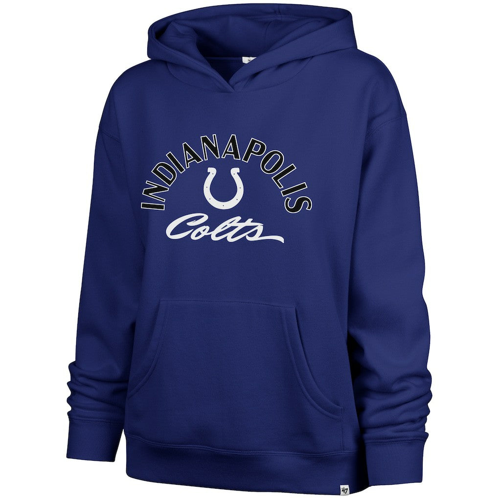 Indianapolis Colts '47 Women's Whirlwind Naomi Pullover Hoodie - Royal Hoodies