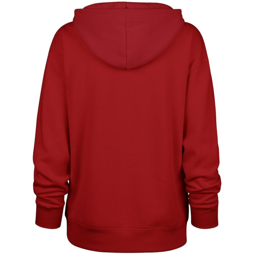 San Francisco 49ers '47 Women's Whirlwind Naomi Pullover Hoodie - Scarlet Hoodies