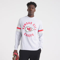 Kansas City Chiefs x Todd Snyder Premium Jersey Mock Neck Tee - Heather Gray Jerseys