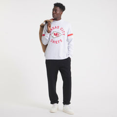 Kansas City Chiefs x Todd Snyder Premium Jersey Mock Neck Tee - Heather Gray Jerseys