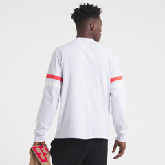 Kansas City Chiefs x Todd Snyder Premium Jersey Mock Neck Tee - Heather Gray Jerseys