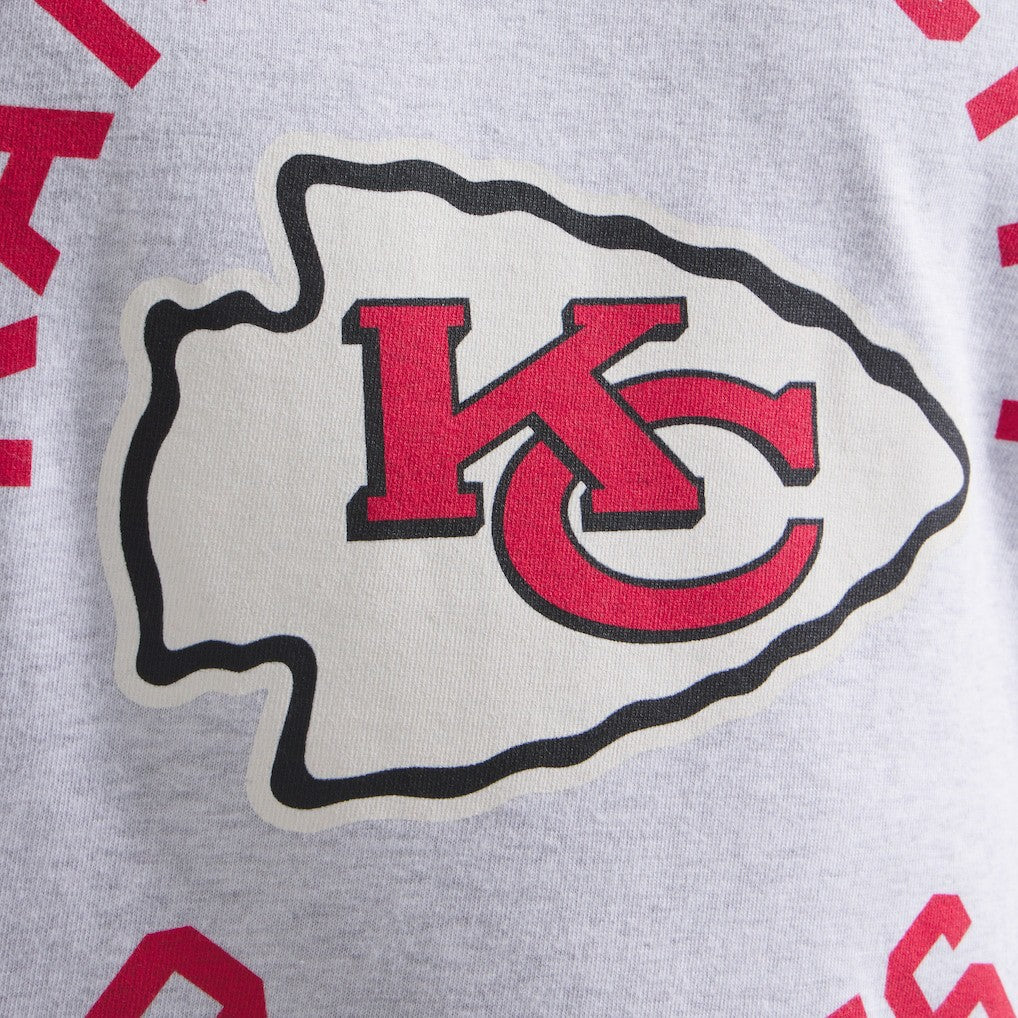 Kansas City Chiefs x Todd Snyder Premium Jersey Mock Neck Tee - Heather Gray Jerseys