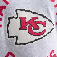 Kansas City Chiefs x Todd Snyder Premium Jersey Mock Neck Tee - Heather Gray Jerseys