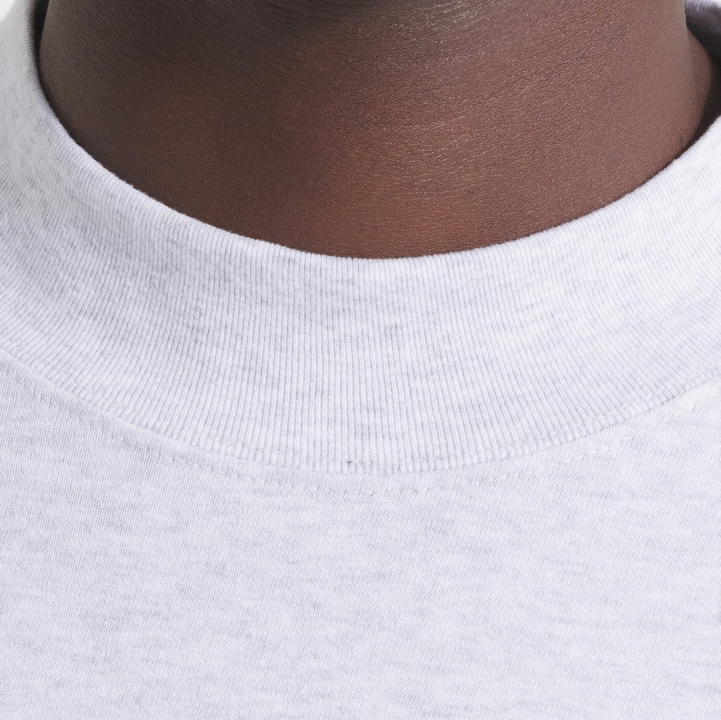 Kansas City Chiefs x Todd Snyder Premium Jersey Mock Neck Tee - Heather Gray Jerseys