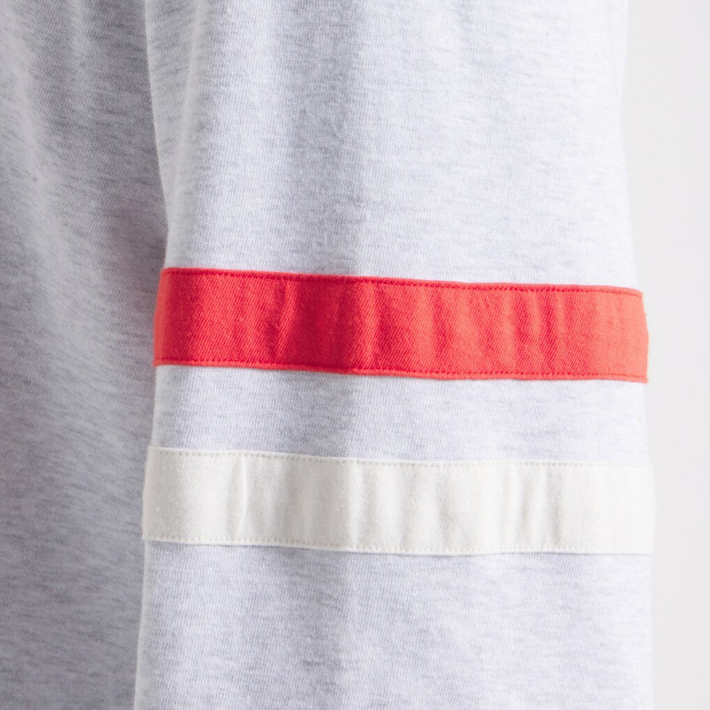 Kansas City Chiefs x Todd Snyder Premium Jersey Mock Neck Tee - Heather Gray Jerseys