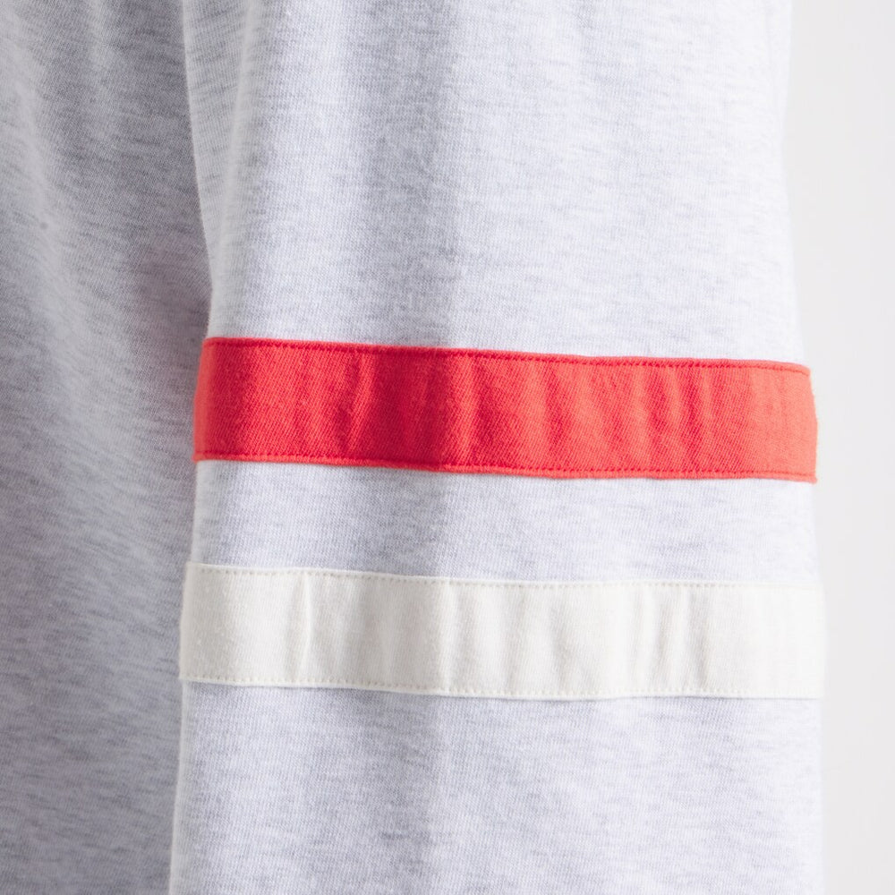 Kansas City Chiefs x Todd Snyder Premium Jersey Mock Neck Tee - Heather Gray Jerseys