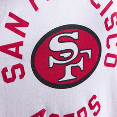 San Francisco 49ers x Todd Snyder Premium Jersey Mock Neck Tee - White Jerseys
