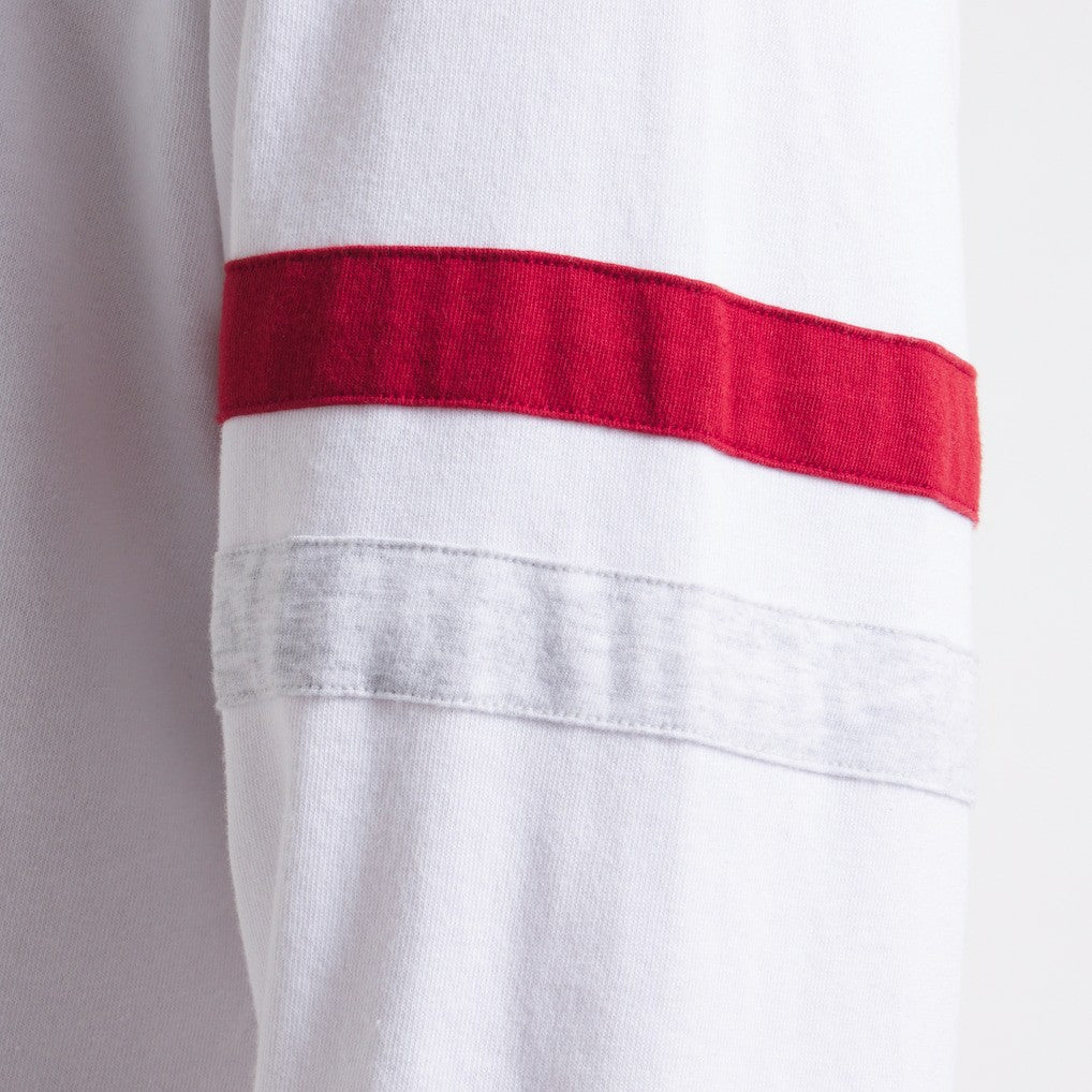 San Francisco 49ers x Todd Snyder Premium Jersey Mock Neck Tee - White Jerseys
