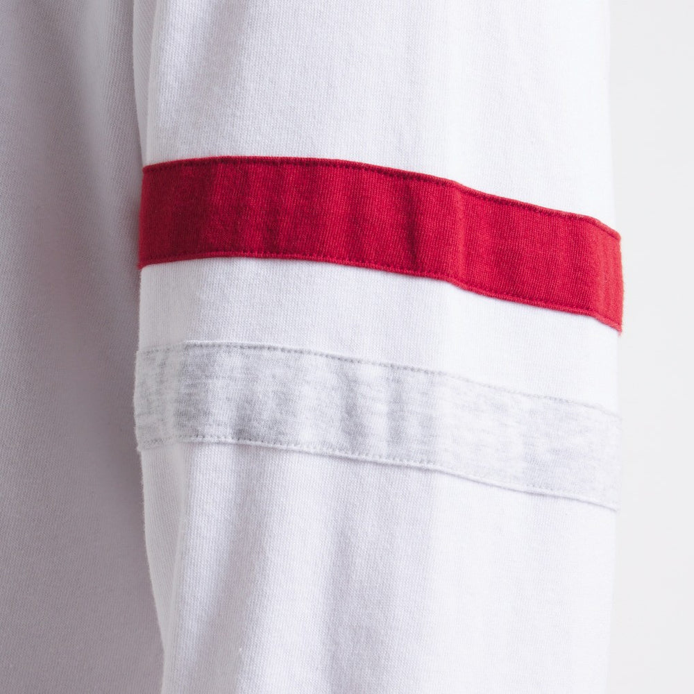 San Francisco 49ers x Todd Snyder Premium Jersey Mock Neck Tee - White Jerseys