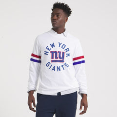 New York Giants x Todd Snyder Premium Jersey Mock Neck Tee - White Jerseys