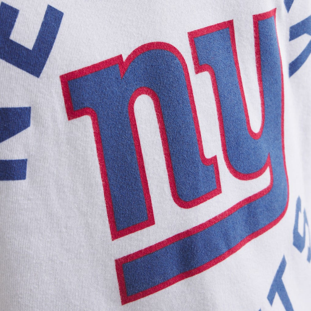 New York Giants x Todd Snyder Premium Jersey Mock Neck Tee - White Jerseys