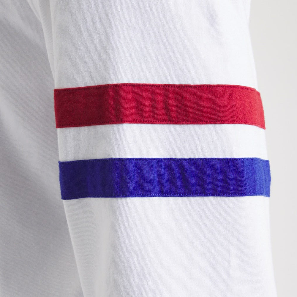 New York Giants x Todd Snyder Premium Jersey Mock Neck Tee - White Jerseys