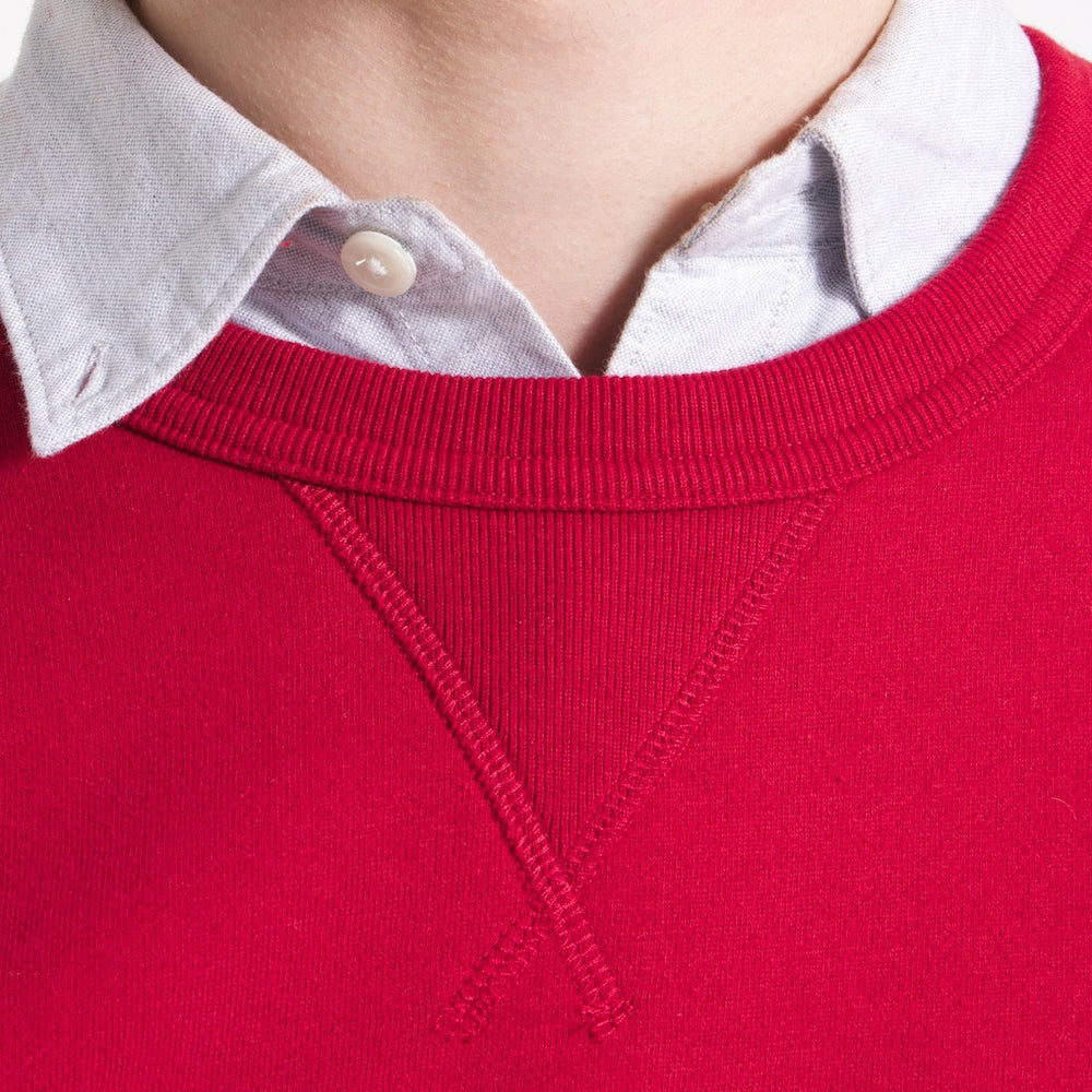Kansas City Chiefs x Todd Snyder Relaxed Canadian Fleece Crew - Red