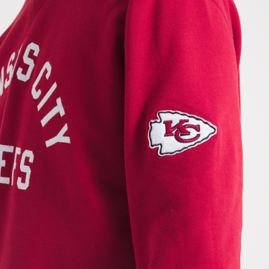 Kansas City Chiefs x Todd Snyder Relaxed Canadian Fleece Crew - Red