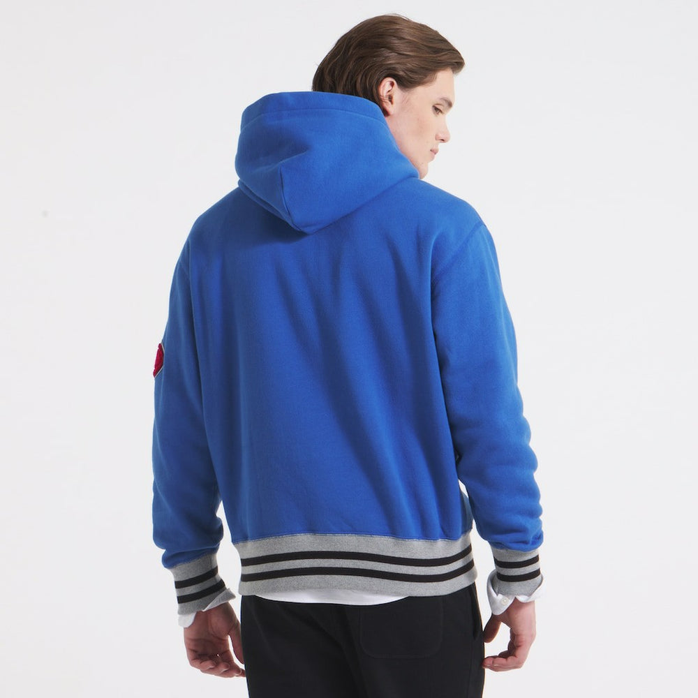 New York Giants x Todd Snyder Relaxed Canadian Fleece Hoodie - Royal Hoodies