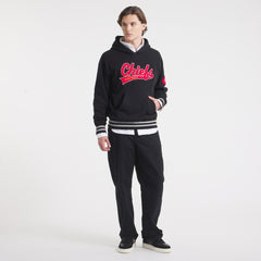 Kansas City Chiefs x Todd Snyder Relaxed Canadian Fleece Hoodie - Black Hoodies