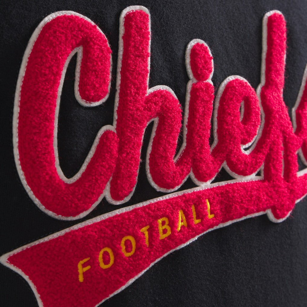 Kansas City Chiefs x Todd Snyder Relaxed Canadian Fleece Hoodie - Black Hoodies