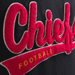 Kansas City Chiefs x Todd Snyder Relaxed Canadian Fleece Hoodie - Black Hoodies