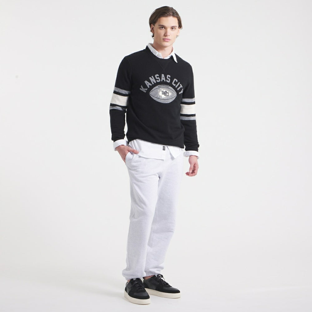 Kansas City Chiefs x Todd Snyder Cashmere Crew Sweater - Black