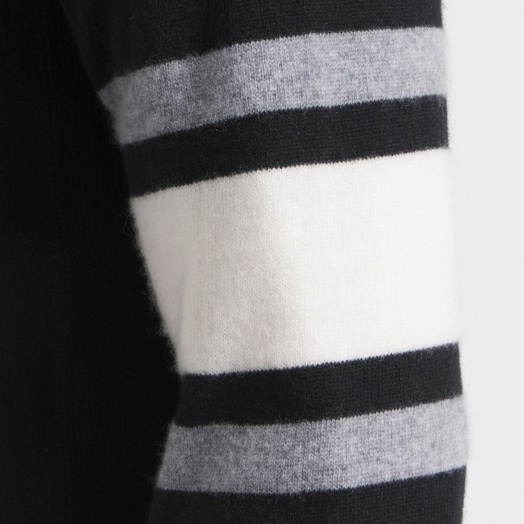 Kansas City Chiefs x Todd Snyder Cashmere Crew Sweater - Black