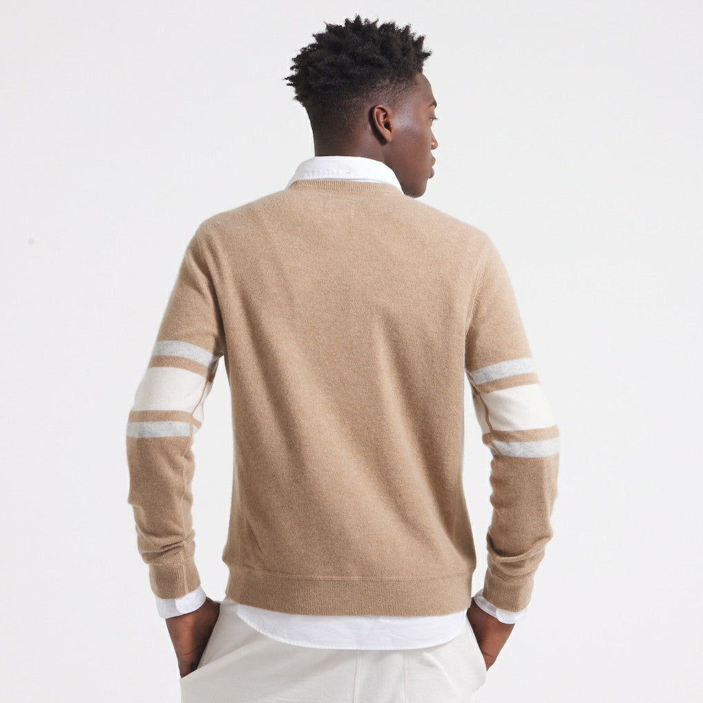San Francisco 49ers x Todd Snyder Cashmere Crew Sweater - Oatmeal