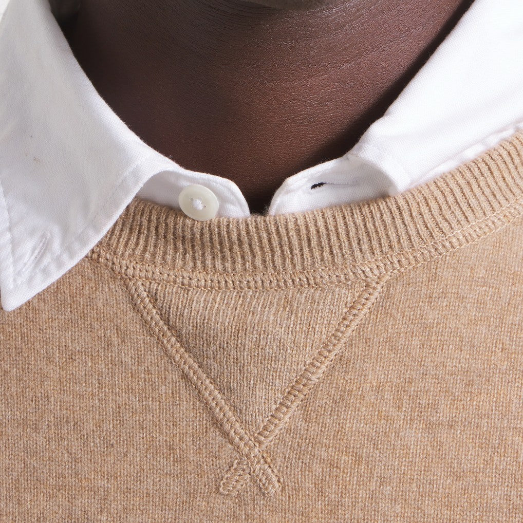 San Francisco 49ers x Todd Snyder Cashmere Crew Sweater - Oatmeal