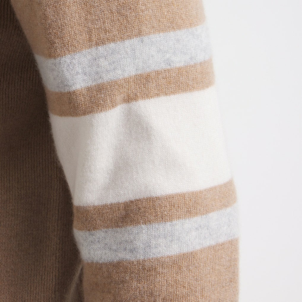 San Francisco 49ers x Todd Snyder Cashmere Crew Sweater - Oatmeal