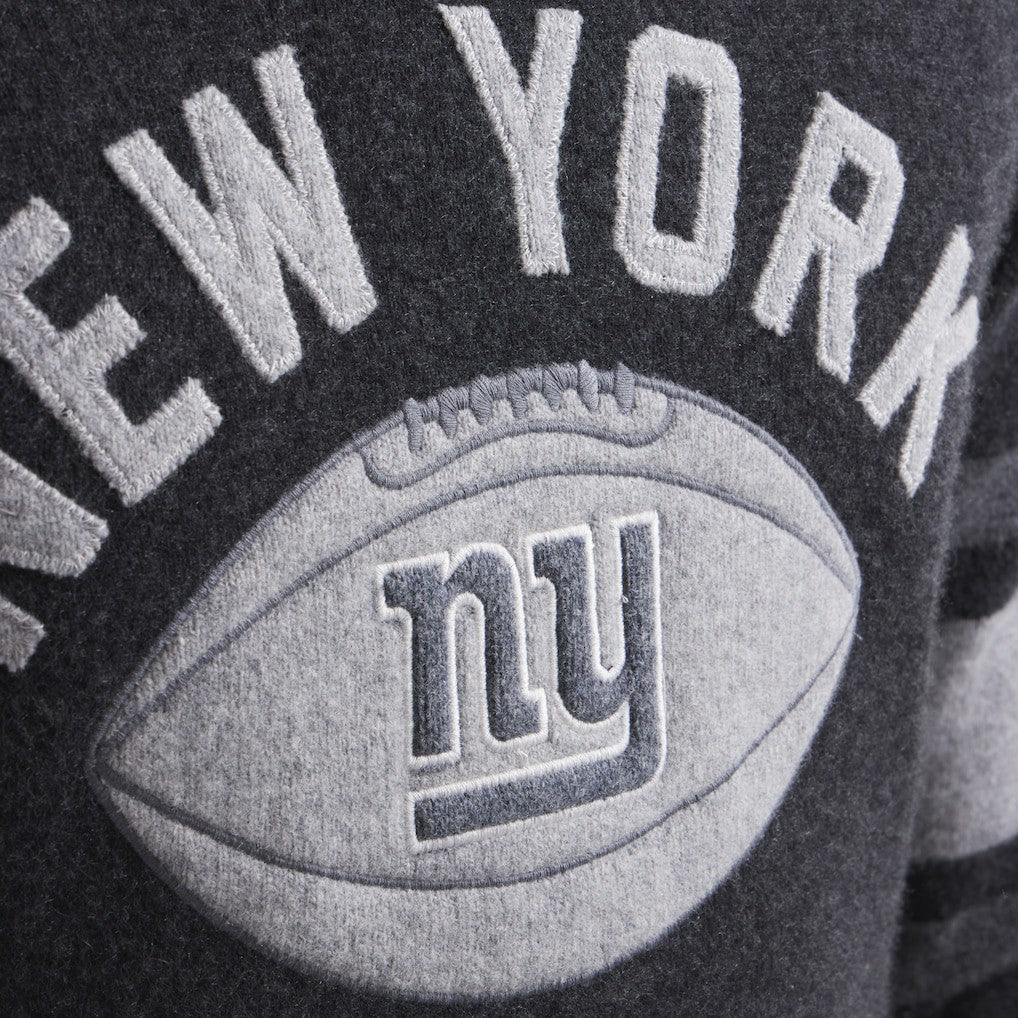 New York Giants x Todd Snyder Cashmere Crew Sweatshirt - Heather Charcoal Sweatshirts