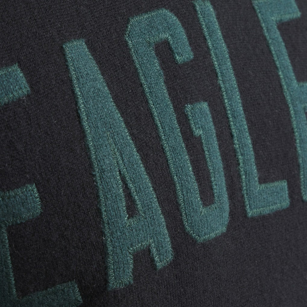 Philadelphia Eagles x Todd Snyder Cashmere Hoodie Sweater - Black Hoodies