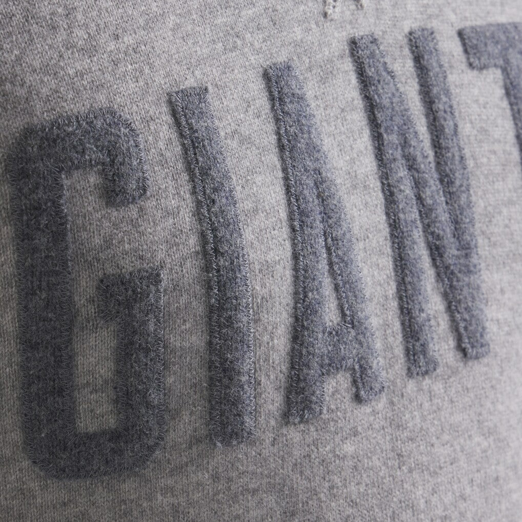New York Giants x Todd Snyder Cashmere Hoodie Sweater - Heather Charcoal Hoodies