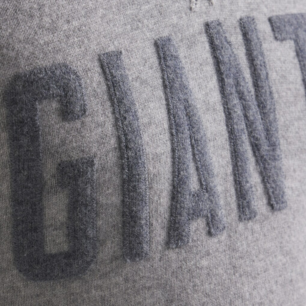 New York Giants x Todd Snyder Cashmere Hoodie Sweater - Heather Charcoal Hoodies