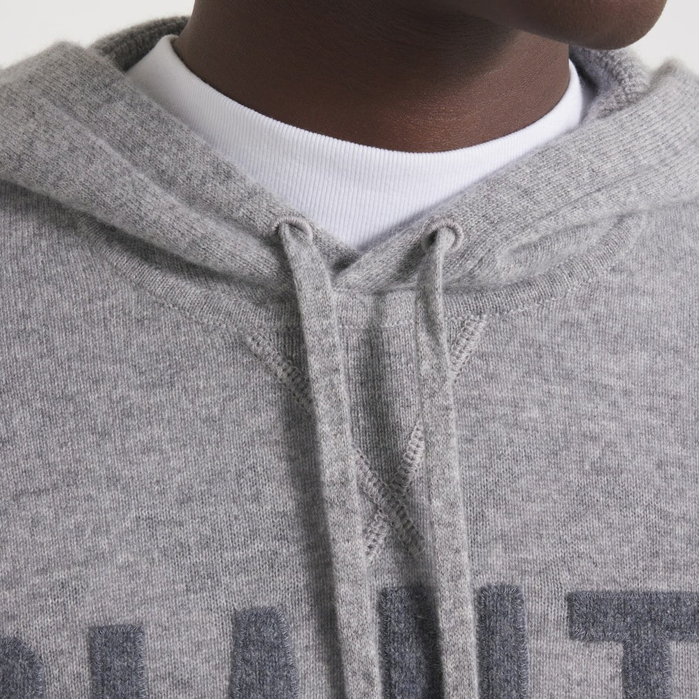 New York Giants x Todd Snyder Cashmere Hoodie Sweater - Heather Charcoal Hoodies