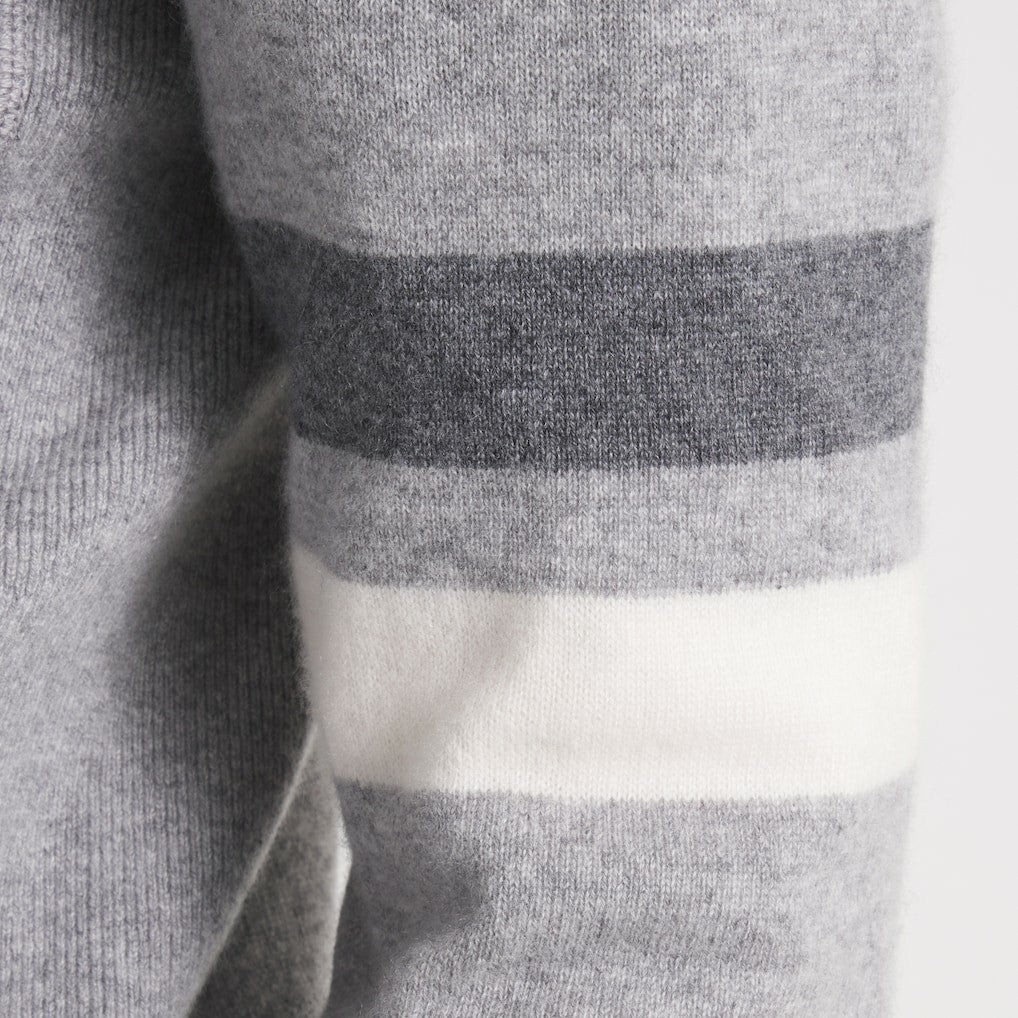 New York Giants x Todd Snyder Cashmere Hoodie Sweater - Heather Charcoal Hoodies