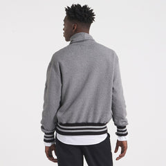 Kansas City Chiefs x Todd Snyder Relaxed Canadian Fleece Turtleneck - Heather Gray