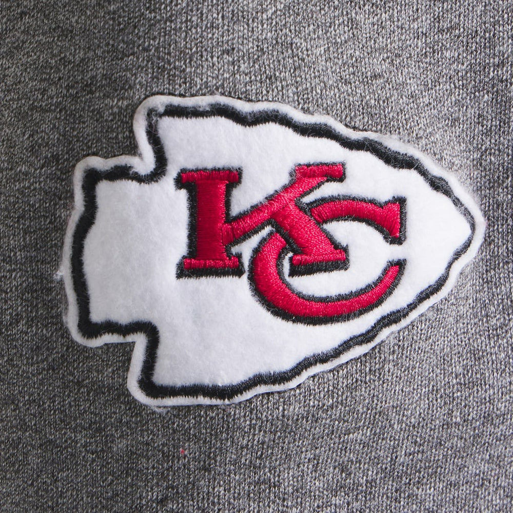 Kansas City Chiefs x Todd Snyder Relaxed Canadian Fleece Turtleneck - Heather Gray