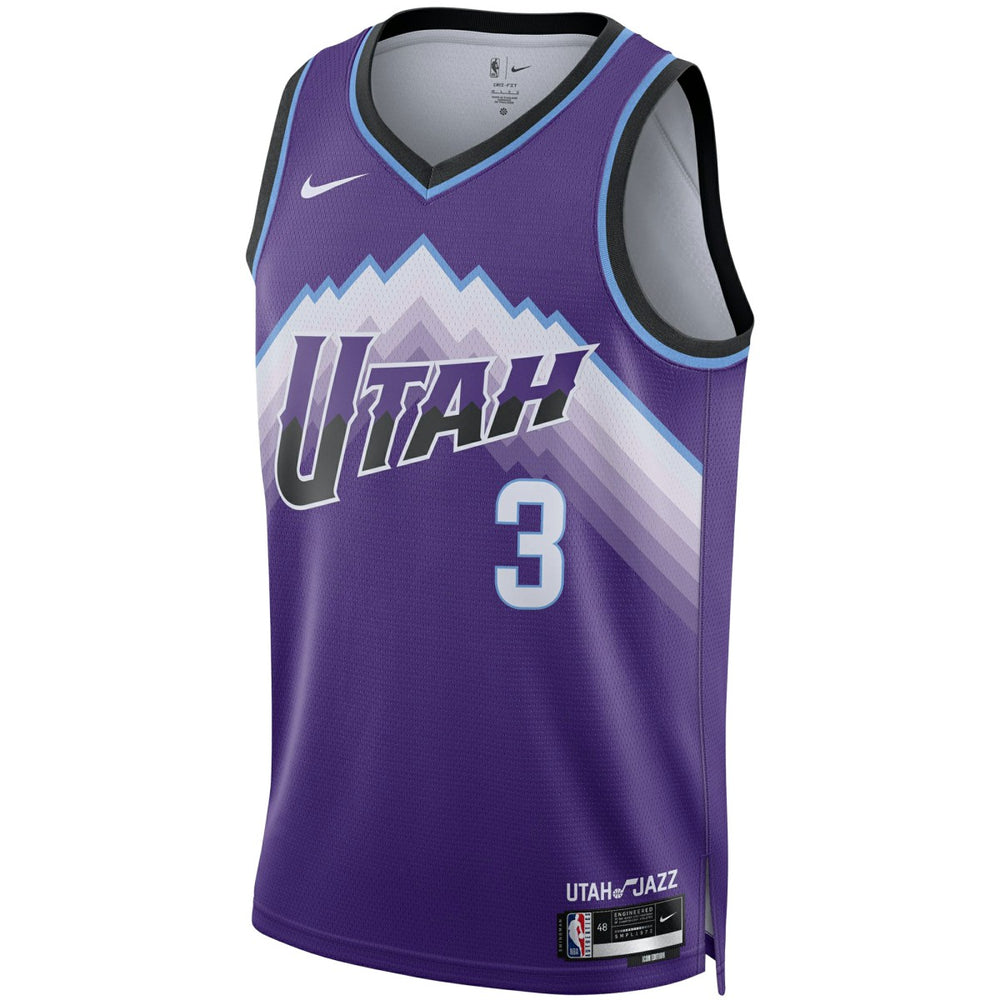 Keyonte George Utah Jazz Unisex Swingman Jersey Icon Edition Purple - Nike