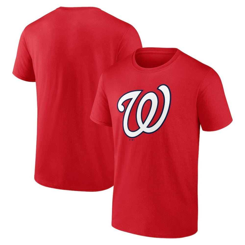 Washington Nationals Profile Big & Tall Primary Logo T-Shirt - Red T-shirts