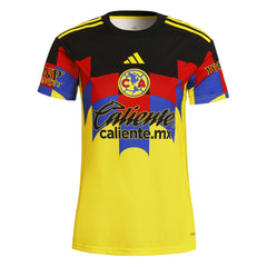 Club America Women's 2025/26 Home Replica Jersey Yellow - Adidas online