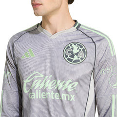 Club America 2025/26 Third Replica Long Sleeve Jersey Gray - Adidas for sale