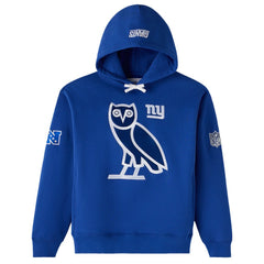New York Giants OVO Icon Team Pullover Hoodie - Royal Hoodies