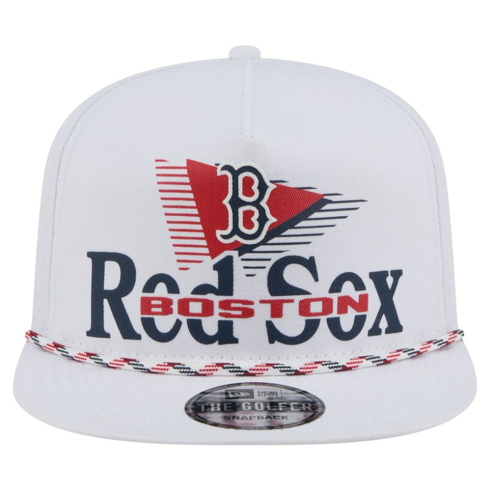 Boston Red Sox New Era Collide Golfer Snapback Hat - White Hats