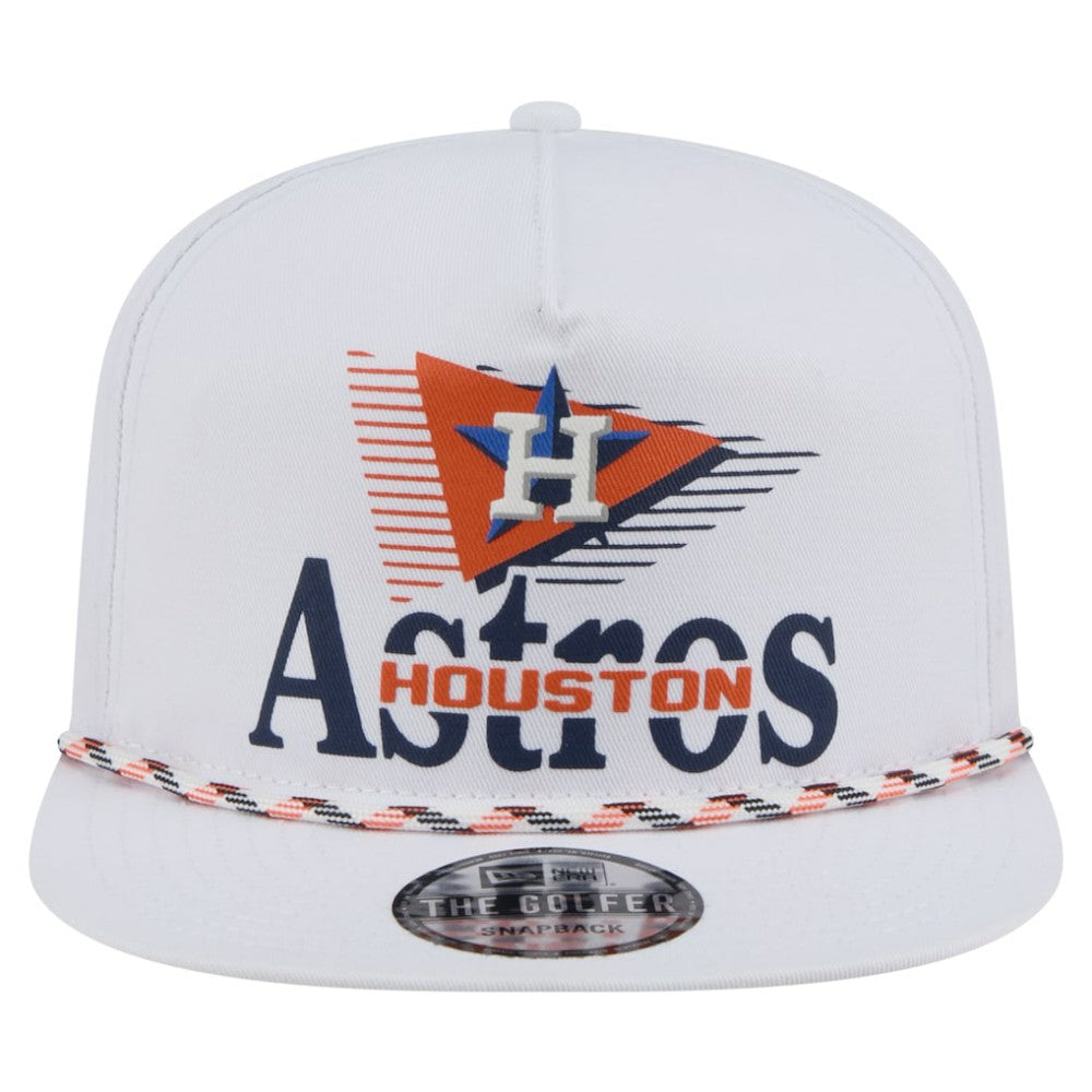 Houston Astros New Era Collide Golfer Snapback Hat - White Hats