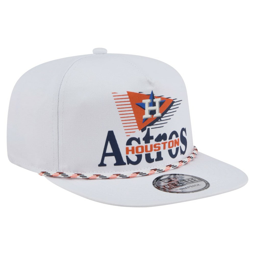 Houston Astros New Era Collide Golfer Snapback Hat - White Hats