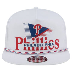 Philadelphia Phillies New Era Collide Golfer Snapback Hat - White Hats