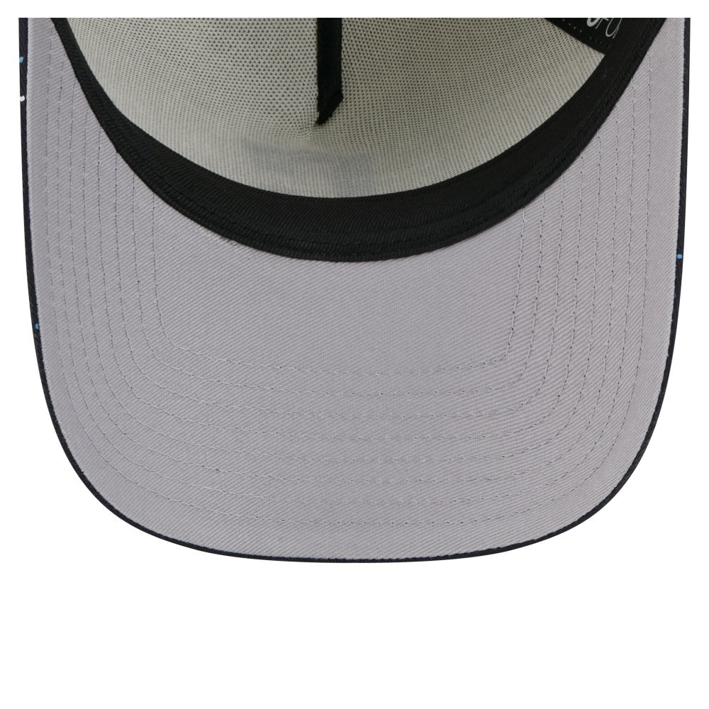 Cleveland Guardians New Era Speckle A-Frame 9FORTY Adjustable Hat - Cream Hats