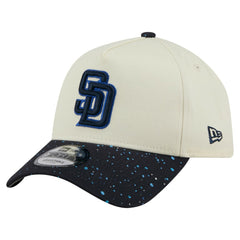 San Diego Padres New Era Speckle A-Frame 9FORTY Adjustable Hat - Cream Hats