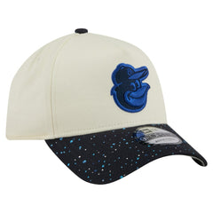 Baltimore Orioles New Era Speckle A-Frame 9FORTY Adjustable Hat - Cream Hats